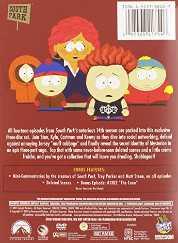South Park: The Complete Fourteenth Season - DVD (Used)