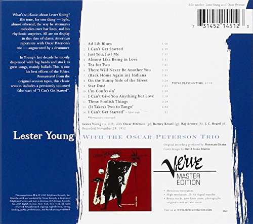 Lester Young with Oscar Peterson Trio