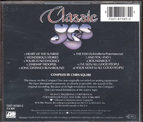 Yes / Classic Yes - CD (Used)