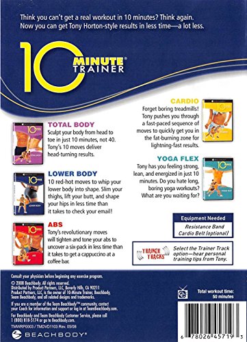 Beachbody: Tony Horton's 10 Minute Trainer (2 DVD Set) - DVD (Used)