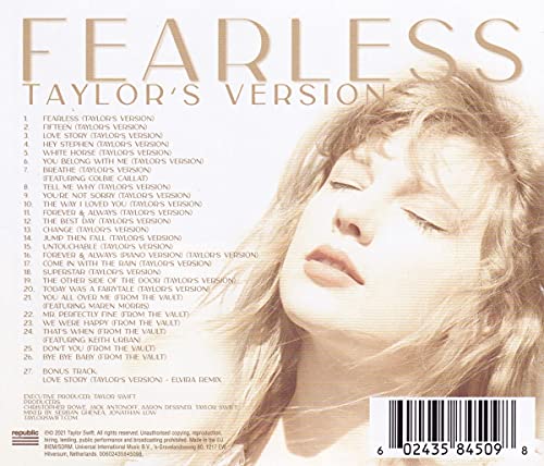 Taylor Swift / Fearless (Taylor's Version) - CD (Used)