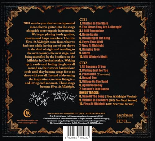 Blackmore's Night / Fires At Midnight (25th Anniversary New Mix) - CD