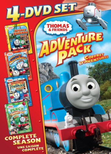 Thomas & Friends : Pack Aventure (Amis des rails / Aventures à toute vitesse / En équipe avec Thomas / Percy et le kiosque à musique) - DVD