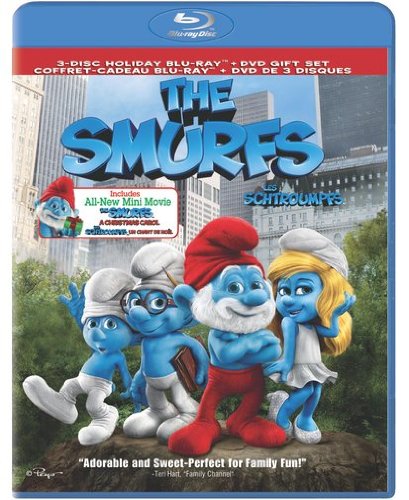 The Smurfs (3-disc Holiday Gift Set) - Blu-Ray/DVD (Used)
