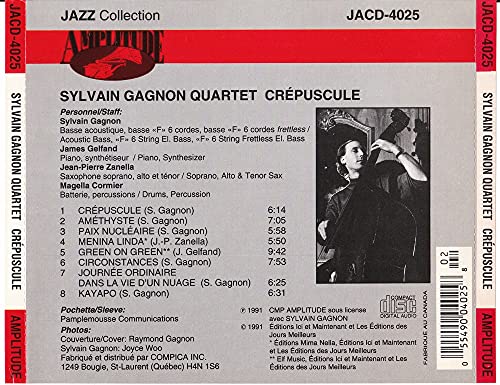 Sylvain Gagnon / Crepuscule - CD (Used)