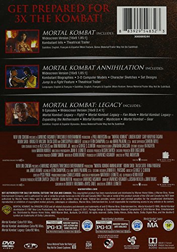 Mortal Kombat Franchise Collection (3FE) (DVD)