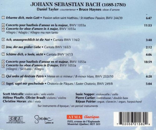 Bach / Arias & Oboe D'amore - CD (Used)