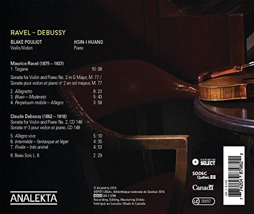 Ravel – Debussy : Sonates