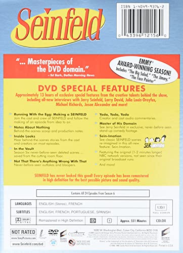 Seinfeld / Season 6 - DVD (Used)