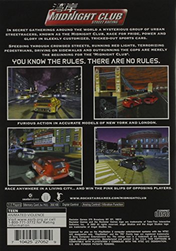 Midnight Club Street Racing - PS2