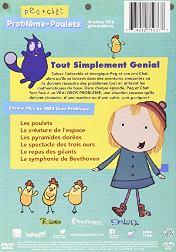 Peg + Cat: The Chicken Problem and Other REALLY Big Problems (French) (Bilingual)