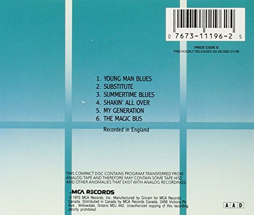 The Who / Live At Leeds - CD (Used)