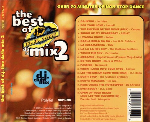 Various / Best Of D.J. Line Da/Le Mix 2 - CD (Used)