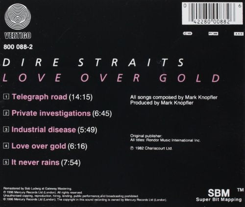 Love Over Gold (Remastered)