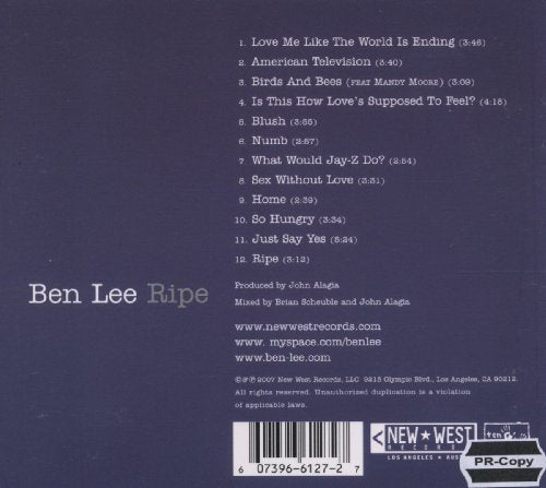 Ben Lee / Ripe - CD