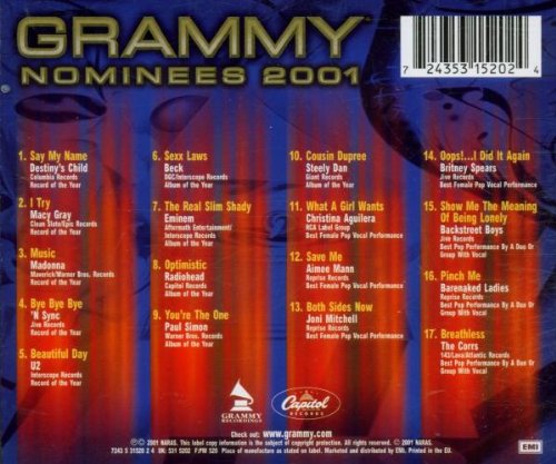Various / Grammy Nominees 2001 Pop - CD (Used)