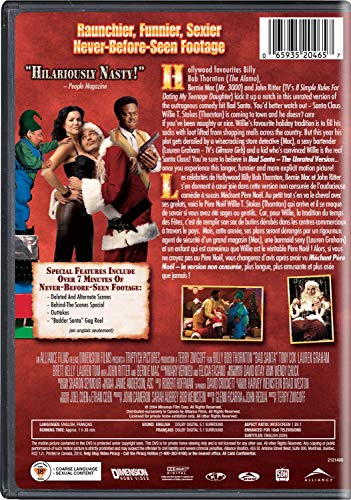 Badder Santa: Bad Santa - Unrated / Très méchant Père Noël: Non Censuré (Bilingual) - DVD (Used)