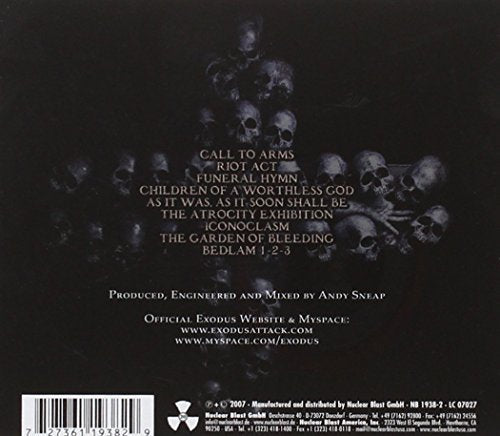 Exodus / The Atrocity Exhibition: Exhibit A - CD (Used)