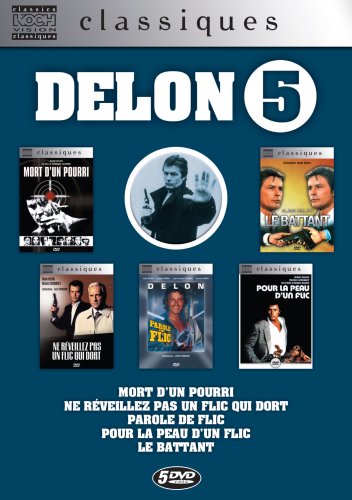 Coffret Alain Delon: Mort d'un pourri / Ne reveillez pas un flic qui dort / Parole de flic / Pour la peau d'un flic / Le battant