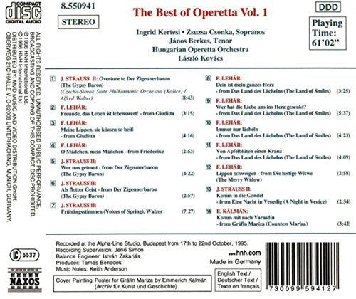 Best Of Operetta Vol. 1