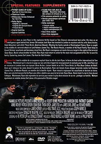 Patriot Games: Special Collector's Edition (Widescreen) - DVD (Used)
