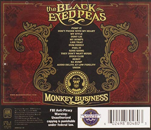 Black Eyed Peas / Monkey Business - CD