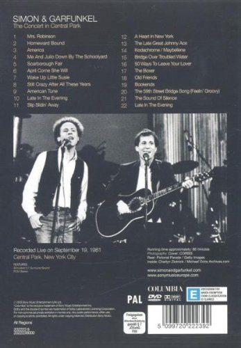 Concert in Central Park [Import]