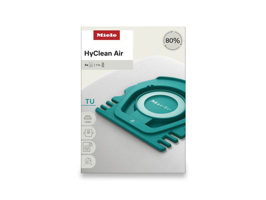 Miele HyClean Air TU Vacuum Cleaner Bags for Miele Guard S1/L1 Vacuum Cleaners, Pack of 4 Vacuum Bags and 1 AirClean Exhaust Filter – 12774420 🍁 All In One Marketplace Canada