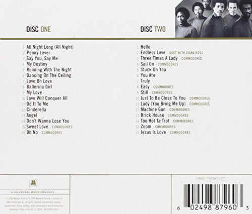 Lionel Richie & The Commodores / Gold - CD