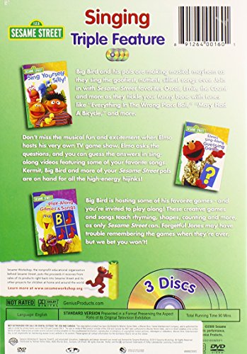 Sesame Street: Sing and Play Triple Feature Pack [Import]