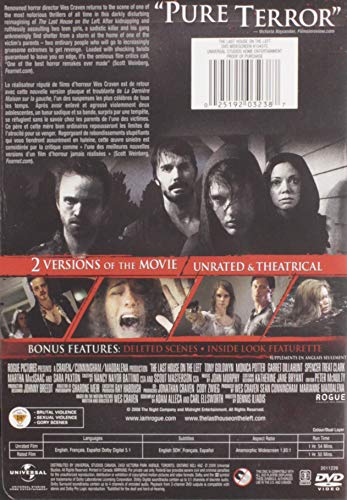 The Last House On The Left (Unrated) - DVD (Used)