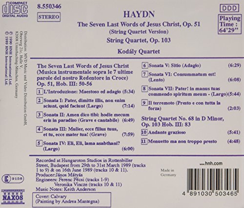 String Quartets Op 51 & 103