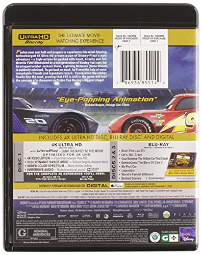 Cars 3 - 4K/Blu-Ray