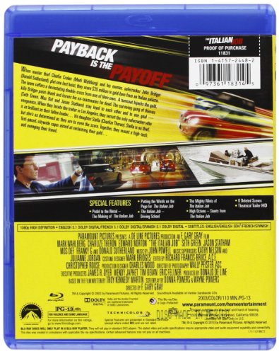 The Italian Job (2003) [Blu-ray] [Import]