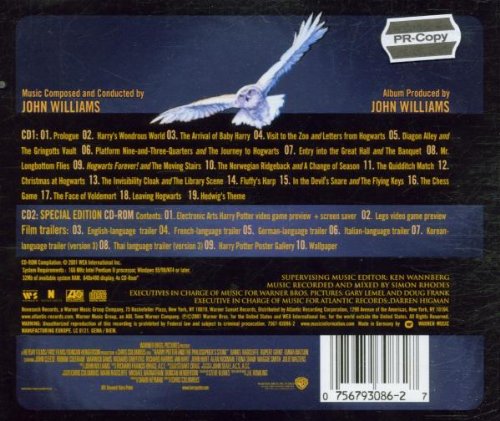 Soundtrack / Harry Potter & The Philosopher's Stone - CD (Used)