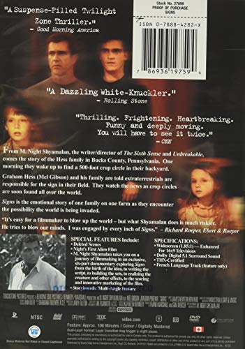 Signs - DVD (Used)