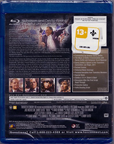 Hoffa : Collection Signature de Cinéastes - Filmmakers Signature Series (English/French) 1989 [Blu-ray]