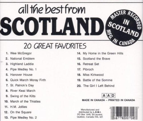 Vol. 1-Scotland-All the Best F