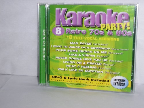 Karaoke Party! 8 Retro 70s & 80s + 8 Full Vocal Versions [CD]