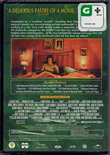 Le Fabuleux Destin d’Amélie Poulain (Only French Version With Forced English Subtitles) 2001 (Widescreen) Régie au Québec (Édition Spéciale de 2 Disques)