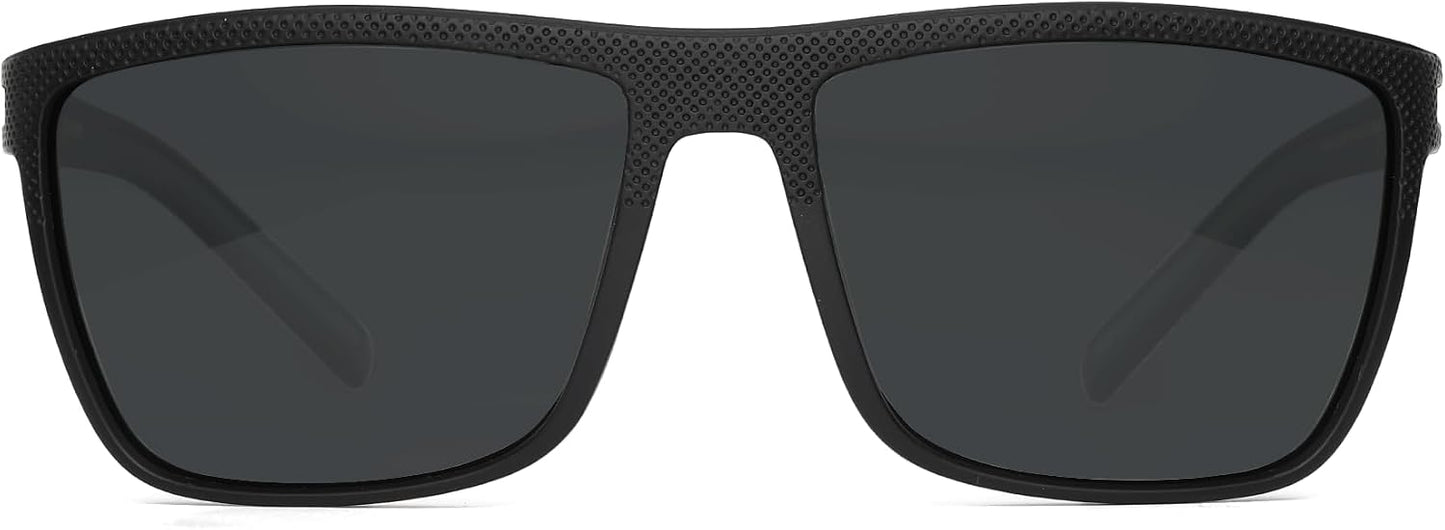 ZENOTTIC Polarized Sunglasses for Men – Lightweight TR90 Frame, UV400, Square