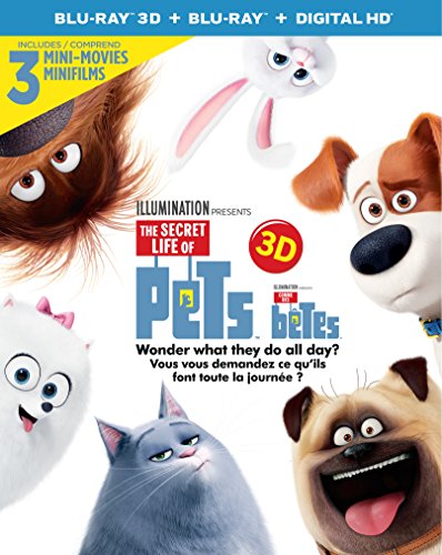 The Secret Life of Pets - 3D Blu-ray/Blu-ray (Used)