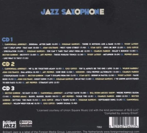Jazz Saxophone From The Famou