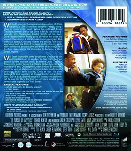 The Pursuit of Happyness [Blu-ray] (Bilingual)