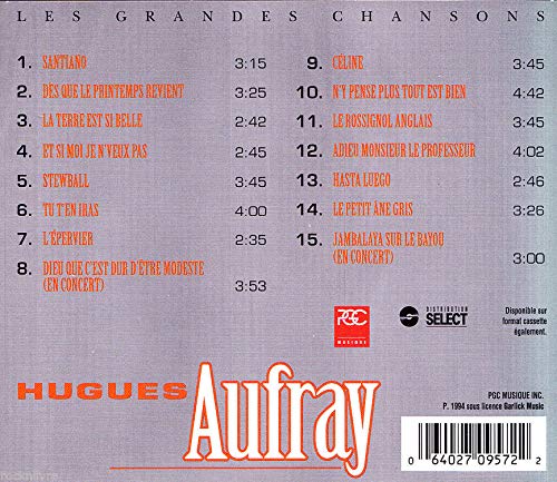 Hugues Aufray / Les grandes chansons - CD (Used)