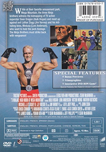 3 Ninjas High Noon at Mega Mountain (Bilingual)
