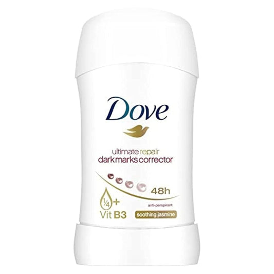 DOVE ANTI-TRANSPIRANT STICK - CORRECTEUR TACHES BRUNES JASMIN APAISANT 40G