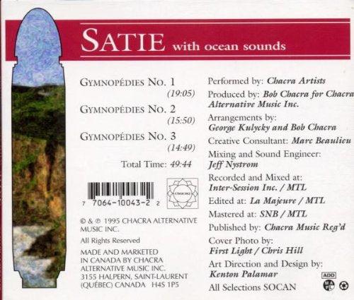 Chacra Artists / Satie with Oceans Sounds - CD (Used)