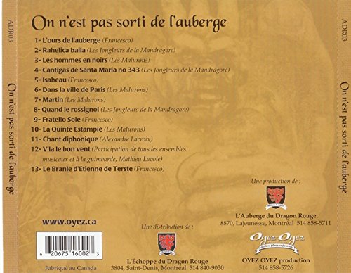 On N'Est Pas Sorti De L'Auberge - (Canada) - 2008