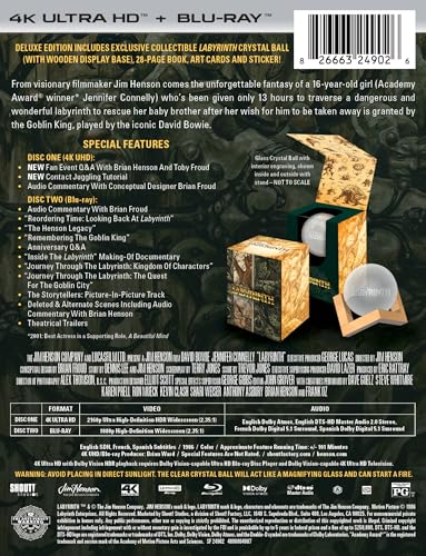 Labyrinth (1986): Limited Edition Collector's Set - 4K/Blu-Ray